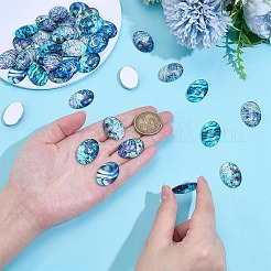 50Pcs Lampwork Cabochons&nbsp;LAMP-PH0001-45