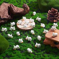 40Pcs Resin Mini Cow Home Display Decoration&nbsp;JX874A