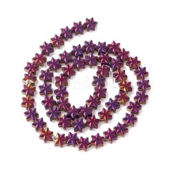 Electroplate Synthetic Non-magnetic Hematite Beads&nbsp;G-I317-03F