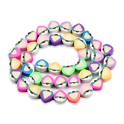 Handmade Polymer Clay Beads Strands&nbsp;CLAY-N008-080