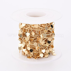 Handmade Brass Bar Scalloped Bar Chain&nbsp;CHC-S012-093