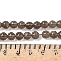 Natural Smoky Quartz Bead Strands&nbsp;G-D840-62-6mm