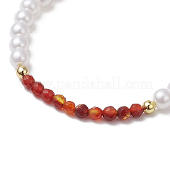 4Pcs Natural Agate Adjustable Braided Beaded Bracelets&nbsp;BJEW-JB11669