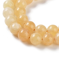 Dyed Natural Malaysia Jade Beads Strands&nbsp;G-G021-02B-11