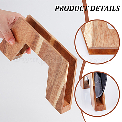 Wood Record Display Stands&nbsp;ODIS-WH0074-03