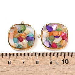 304 Stainless Steel Pendants&nbsp;STAS-C146-02G-02