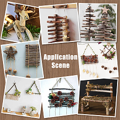 300Pcs Wood Branch Decorations&nbsp;AJEW-WR0003-69