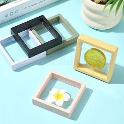 5Pcs Square Transparent PE Thin Film Suspension Jewelry Display Box&nbsp;CON-FS0001-19D