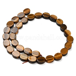 Natural Tiger Eye Beads Strands&nbsp;G-B178-O01-12x10mm