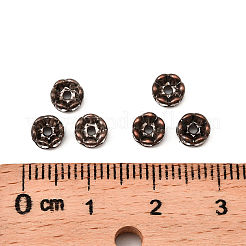 Brass Rhinestone Spacer Beads&nbsp;RB-A014-L5mm-01R-NF