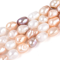 Natural Cultured Freshwater Pearl Beads Strands&nbsp;PEAR-N014-05N-02