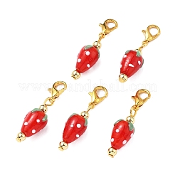 25Pcs Lampwork Pendant Decorations&nbsp;HJEW-FS00036