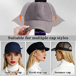 2Pcs Plastic Baseball Cap Storage Rack&nbsp;ODIS-WH0030-350