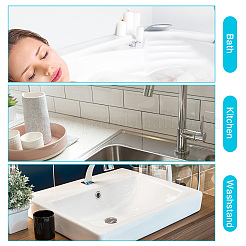 4Pcs 4 Colors Marble Pattern Silicone Soap Dishes&nbsp;AJEW-GA0005-74