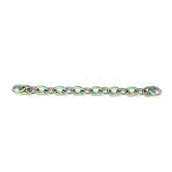 Ion Plating(IP) 304 Stainless Steel Cable Chains&nbsp;CHS-WH0007-01A-M