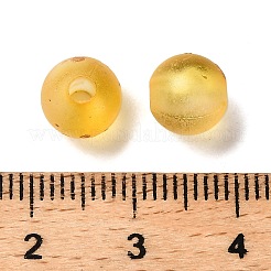 Frosted Transparent Acrylic Beads&nbsp;X1-OACR-F013-13I