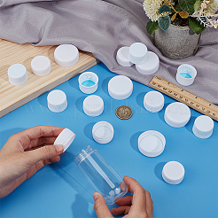 105Pcs 3 Styles Plastic Bottle Caps&nbsp;KY-OC0001-57