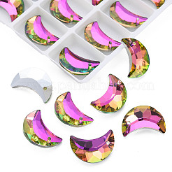 Electroplated Glass Pendants&nbsp;EGLA-N006-022B