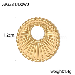 304 Stainless Steel Charms&nbsp;STAS-OY009-62G
