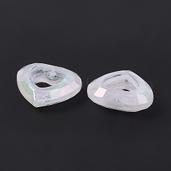 UV Plating Rainbow Iridescent Acrylic Bead Frames&nbsp;PACR-M003-04G