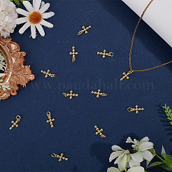 12Pcs Eco-Friendly Rack Plating Brass Pendants&nbsp;KK-BBC0025-05