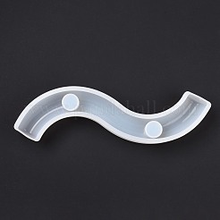 DIY Wavy Line S Shape Candlestick Silicone Molds&nbsp;DIY-E040-01
