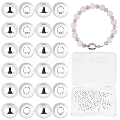 180Pcs 925 Sterling Silver Spacer Beads&nbsp;STER-PH0001-11