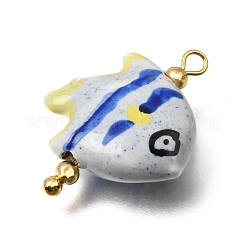 Ocean Themed Hand Painted Ceramic Porcelain Pendants&nbsp;PR-CBA0027-05G
