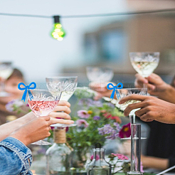 30Pcs Acrylic Wine Glass Charms&nbsp;DIY-HY0002-33A