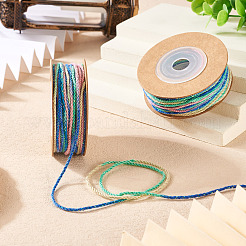 2 Rolls Segment Dyed Cotton Twisted String Cord&nbsp;OCOR-TA0002-95C