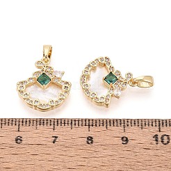 Natural White Shell Pendants&nbsp;KK-N287-24G