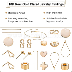 Brass Micro Pave Cubic Zirconia Links&nbsp;ZIRC-BC0001-01