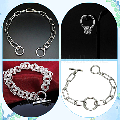 300Pcs 304 Stainless Steel Jump Rings&nbsp;STAS-ME0003-83