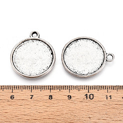 Tibetan Style Alloy Pendant Cabochon Settings&nbsp;PALLOY-N178-13AS-F