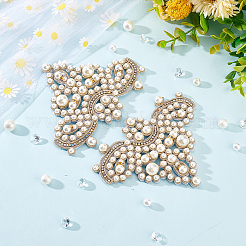 2Pcs Felt Sew on Ornament Accessories&nbsp;DIY-FG0004-33D