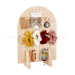 Arch Shaped Wooden Jewelry Display Stands&nbsp;ODIS-WH0331-09