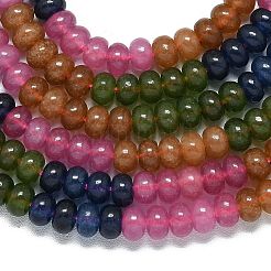 Natural Malaysia Jade Beads Strands&nbsp;G-B165-G01-4x6mm-11