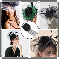 5 Yards Polyester Pleated Mesh Ribbon&nbsp;OCOR-BC0006-81B