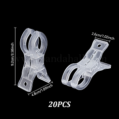 20Pcs ABS Plastic Clothes Drying Clip&nbsp;DIY-GA0010-08