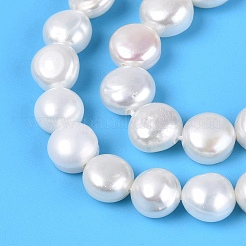 Natural Cultured Freshwater Pearl Beads Strands&nbsp;PEAR-N014-07N