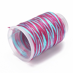 5 Rolls 12-Ply Segment Dyed Polyester Cords&nbsp;WCOR-P001-01B-06