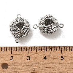 Rack Plating Brass Connector Charms&nbsp;KK-H473-03P