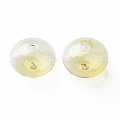 Transparent Handmade Blown Glass Globe Beads&nbsp;GLAA-T012-52D