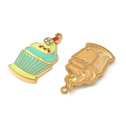 304 Stainless Steel Enamel Pendants&nbsp;STAS-I346-13G-01