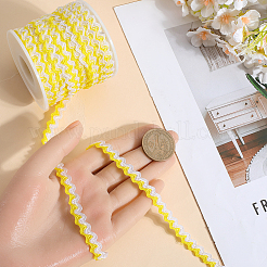 Two Tone Polyester Wavy Fringe Trim Ribbon&nbsp;OCOR-GF0003-97E