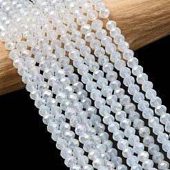 Crystal Glass Rondelle Beads Strands&nbsp;LS-EGLA-F049C-01