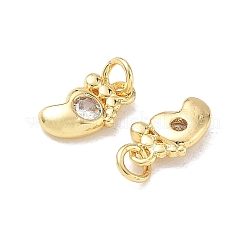 Brass Micro Pave Cubic Zirconia Charms&nbsp;KK-E797-01A-G