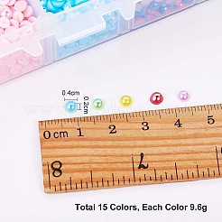 ABS Plastic Imitation Pearl Cabochons&nbsp;MRMJ-PH0001-27