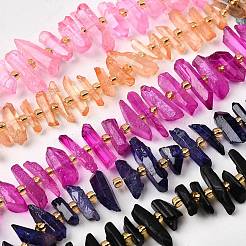 Natural Quartz Crystal Beads Strands&nbsp;G-F800-C