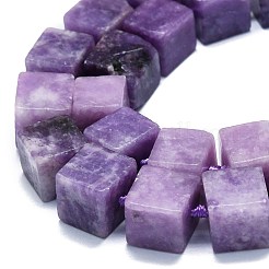 Natural Lepidolite/Purple Mica Stone Beads Strands&nbsp;G-K245-F01-01